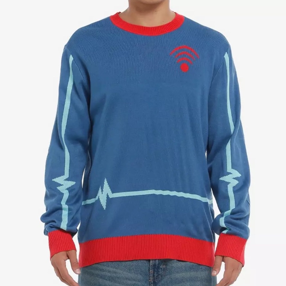 Unisex Hazbin Hotel Voxtek Knit Sweater Hot‎ Topic
